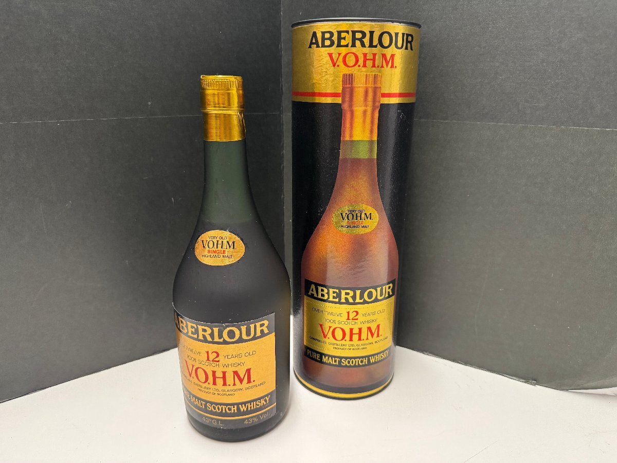 飲料 未開栓 古酒 アベラワー ABERLOUR VOHM 12年 ピュアモルト 750ml
