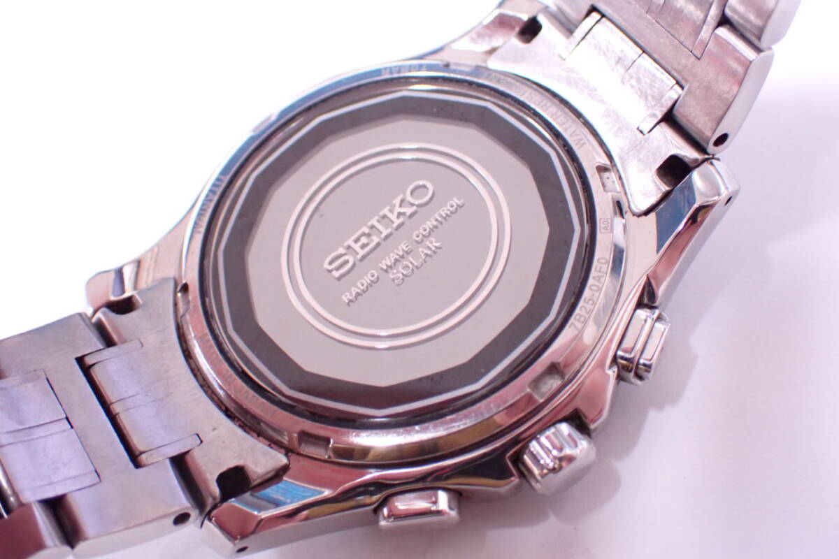 SEIKO セイコー ブライツ ソーラー電波 腕時計 ワールドタイム 稼働品