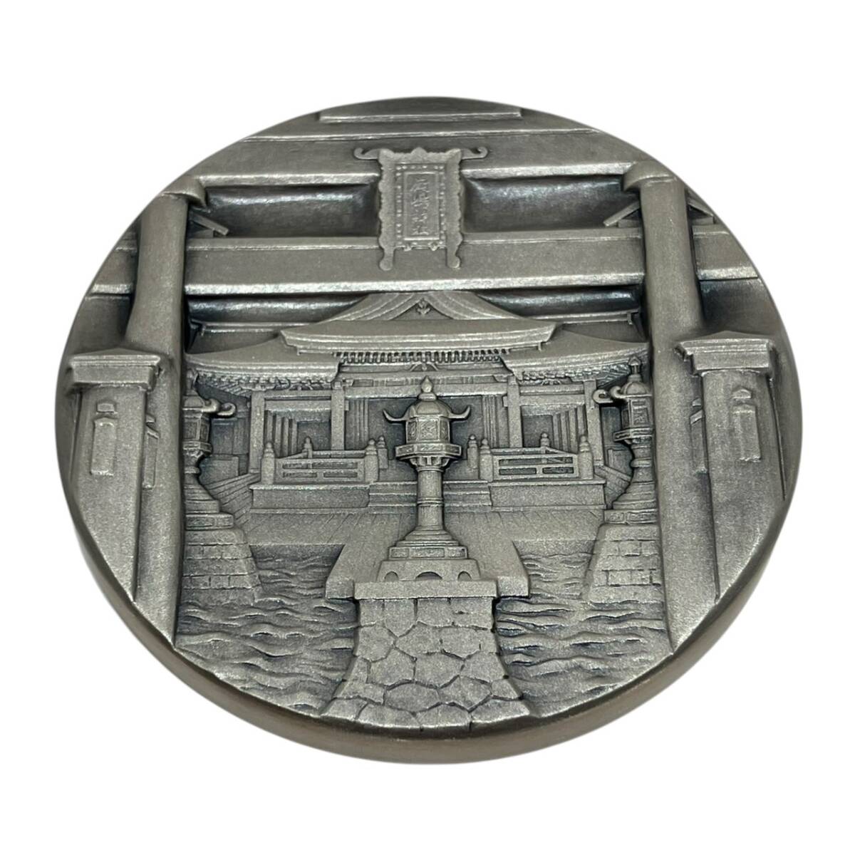 造幣局 国宝章牌 厳島神社 記念メダル SILVER 1000刻印 純銀製