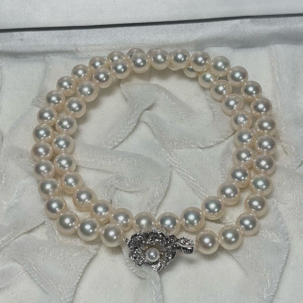 テリ最強 7〜7.5mm 本真珠 アコヤ真珠 あこや真珠 pearl パール 