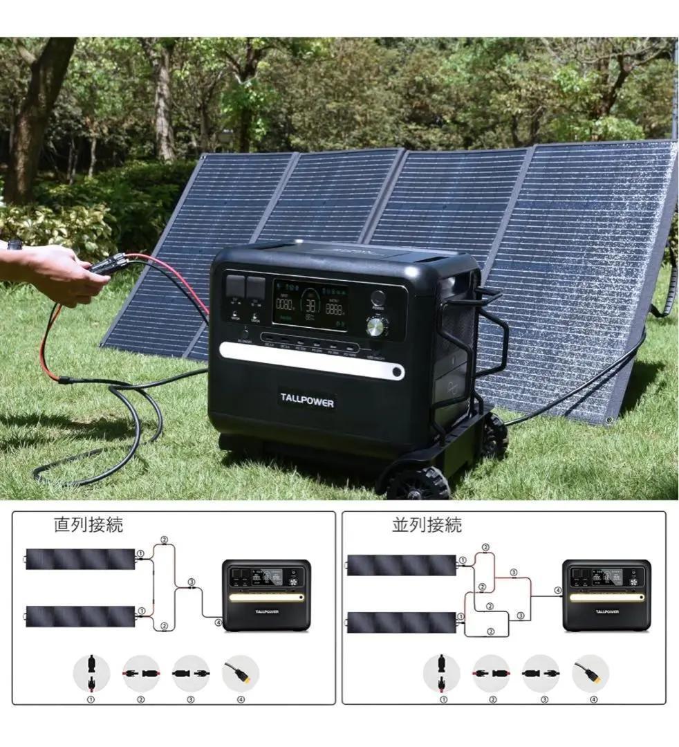 ソーラーパネル 200W 折畳式　キャンプ・災害対策 ソーラーパネル 200W 折畳式 キャンプ・災害対策 【公式通販】