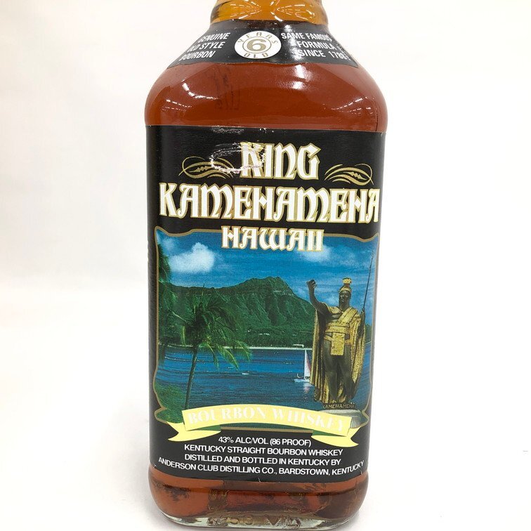 KING KAMEHAMEHA キングカメハメハ 750ml 43％ 未開栓 国外酒