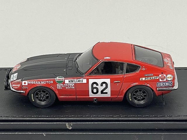 ignition model イグニッションモデル 1/43 NISSAN 日産 Datsun ダットサン 240Z モンテカルロ 1971 #62 0214