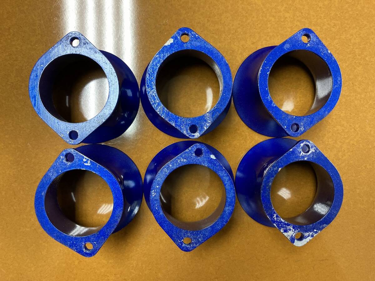 旧車 ソレックス ファンネル 100mm 6個 新品 未使用 SOLEXに付いていたファンネル6個セット WEBER OER デロルト ソレックス