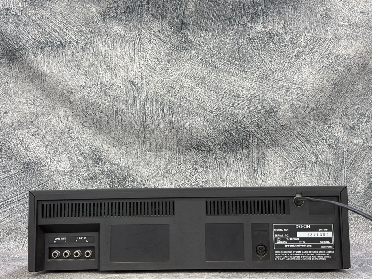 C 】1401 DENON DR-M9 カセットデッキ デノン DENON デノン カセット