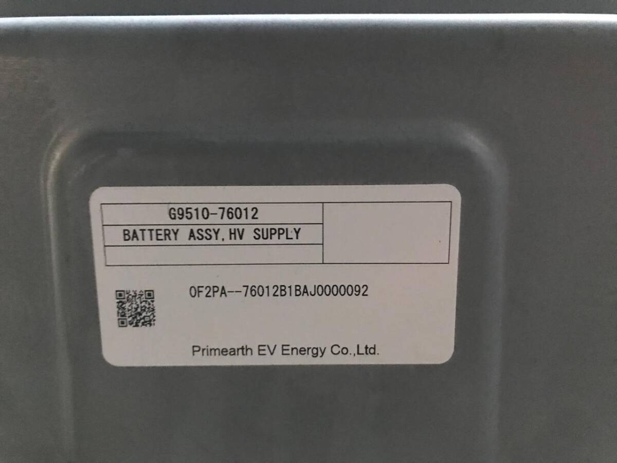 m.h様　確認用 ZVW30 プリウス ハイブリッドバッテリー HVバッテリー G9510-76012