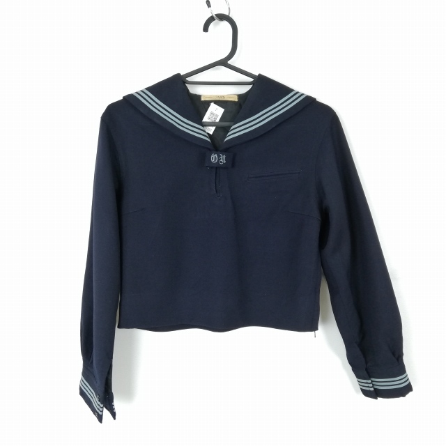【爆買い，新作登場】 1円 セーラー服 上着 冬物 パリス グレー3本線 女子 学生服 東京大妻中野中学 紺 制服 ランクC NA1392(学生服)｜売買されたオークション情報、yahooの商品情報をアーカイブ公開 - オークファン 学生服