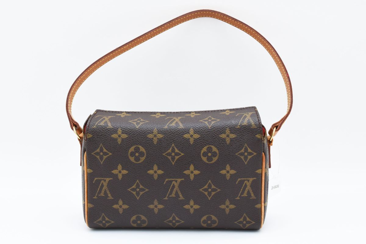 1円Louis Vuitton ルイヴィトン モノグラム レシタル ハンドバッグ 