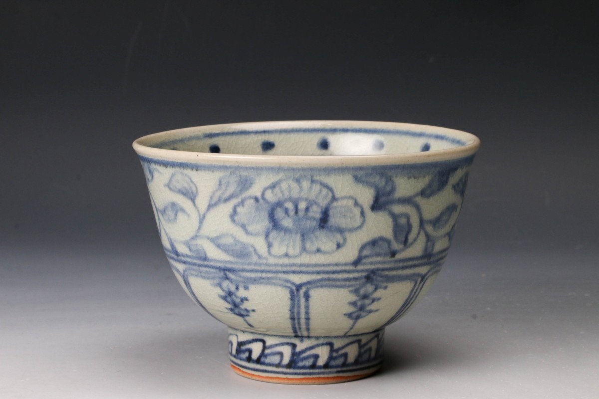 佳香】真葛香斎 安南寿之字茶碗 共箱 茶道具 本物保証(茶碗)｜売買され