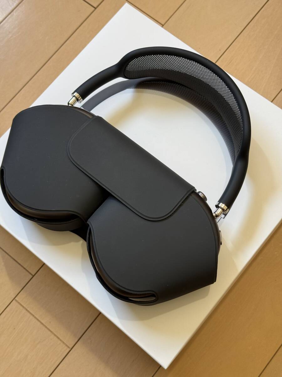 極美品】 AirPods Max スペースグレイ lightning-3.5mm 有線接続