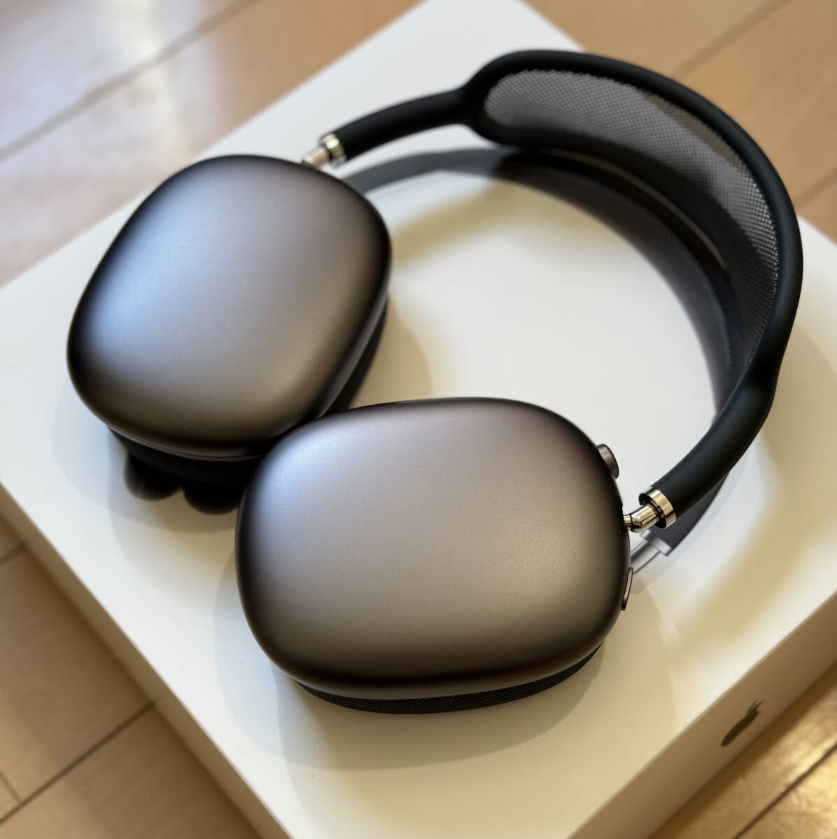 極美品】 AirPods Max スペースグレイ lightning-3.5mm 有線接続