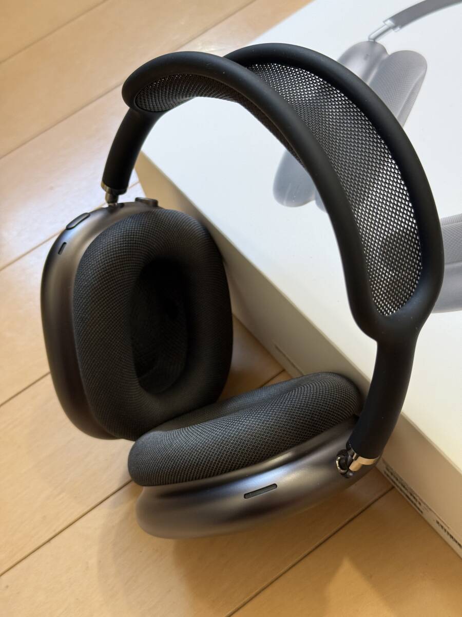 極美品】 AirPods Max スペースグレイ lightning-3.5mm 有線接続