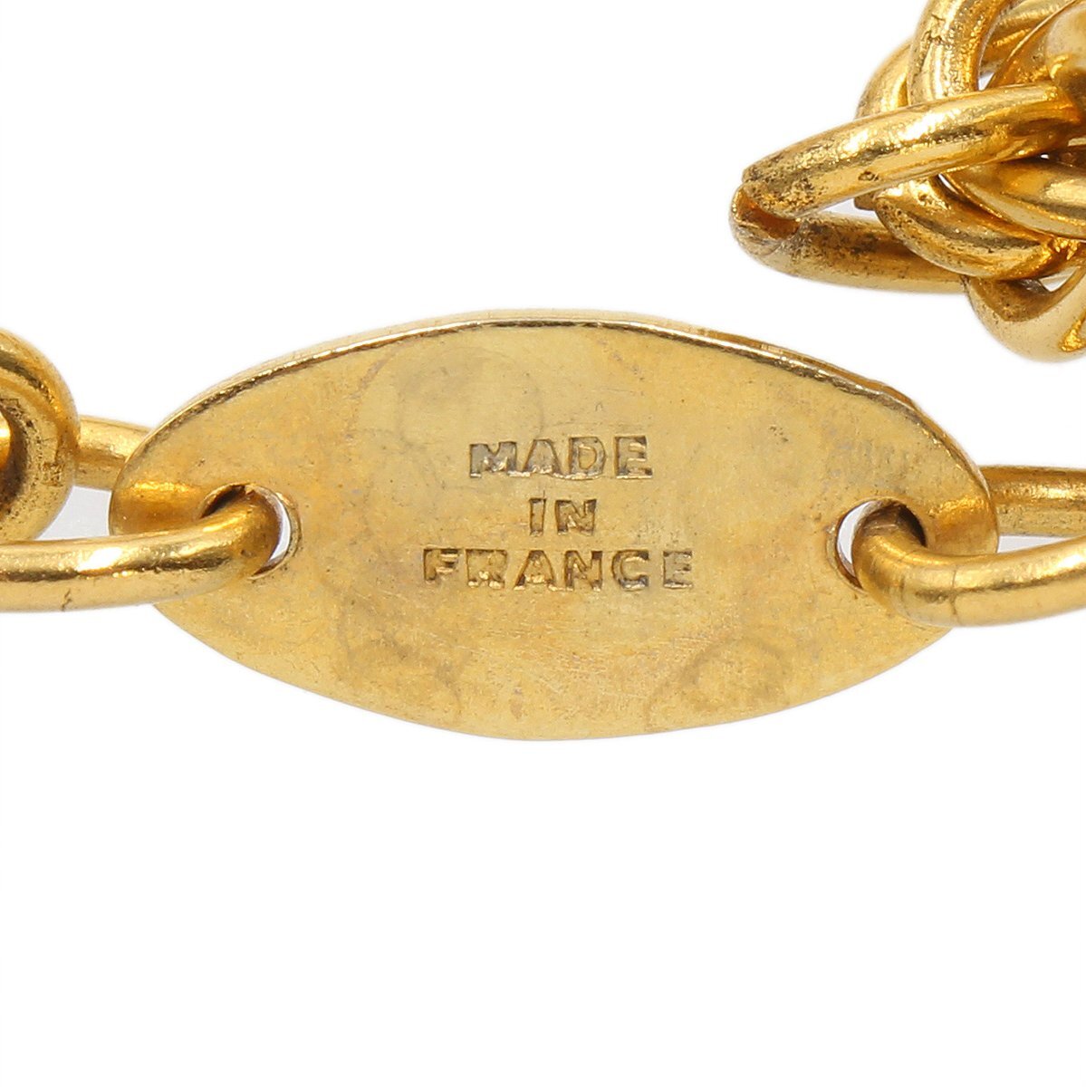 ★H2958 超美品!! シャネル グリポワ フェイクパール ロング チェーン ネックレス 1958 ゴールド CHANEL ヴィンテージ レディース★_9