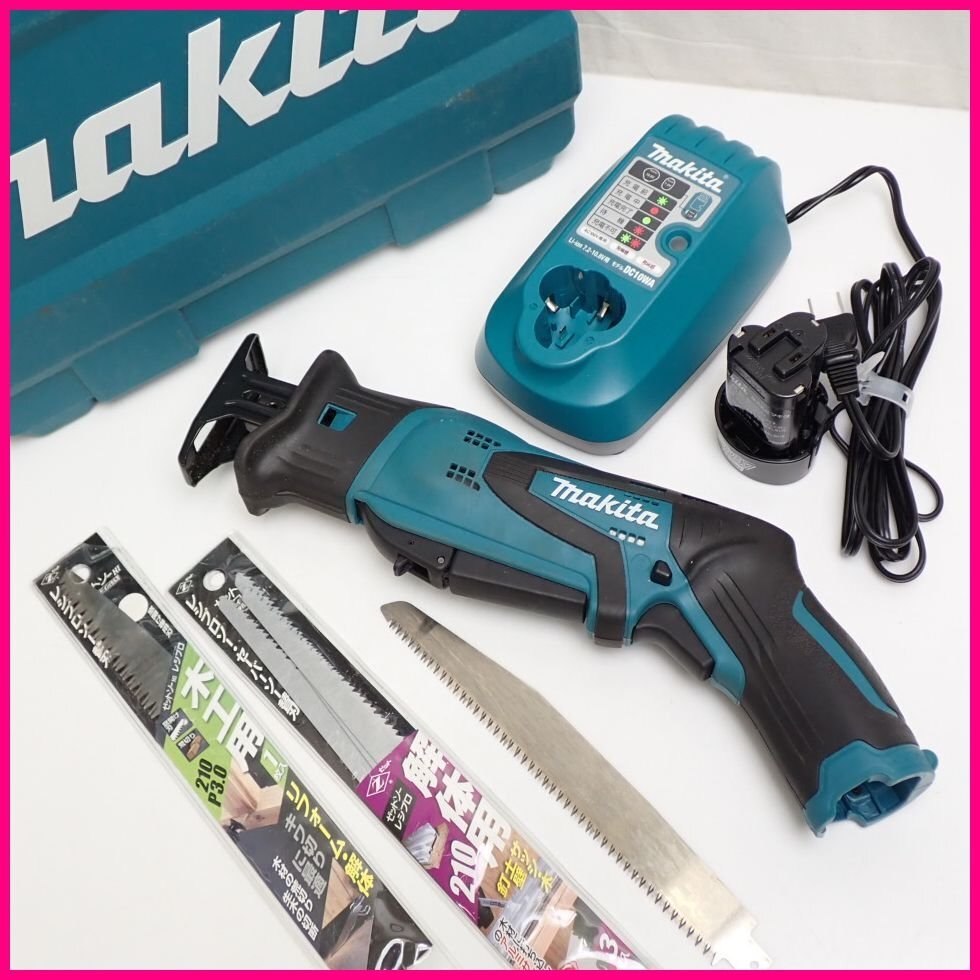 ☆Makita/マキタ 充電式レシプロソー JR101DW/ケース・充電器 