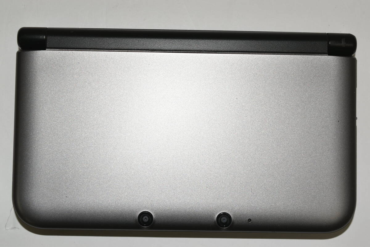 25S 【中古品】Nintendo Switch 3DS LL シルバー×ブラック Ver.11.17.0-50J ニンテンドースイッチ3DSLL 本体のみ バッテリーパック無し