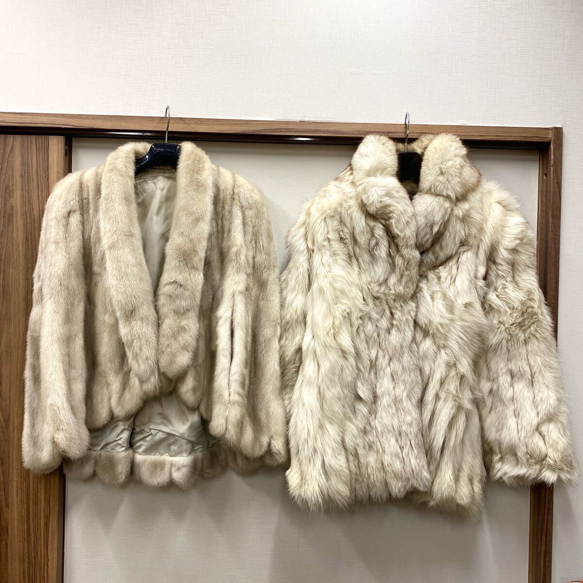 SAGA MINK サガミンク 毛皮 スカラップ ケープ ポンチョ 公式
