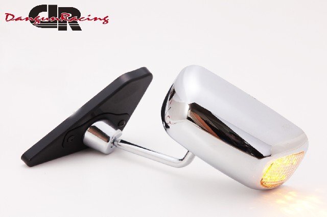 ドアミラー サイトミラー GT1ミラーLED クローム/手動/右ハンドル車 01-UP オペル ヴィータＣ(2001-2004)_2