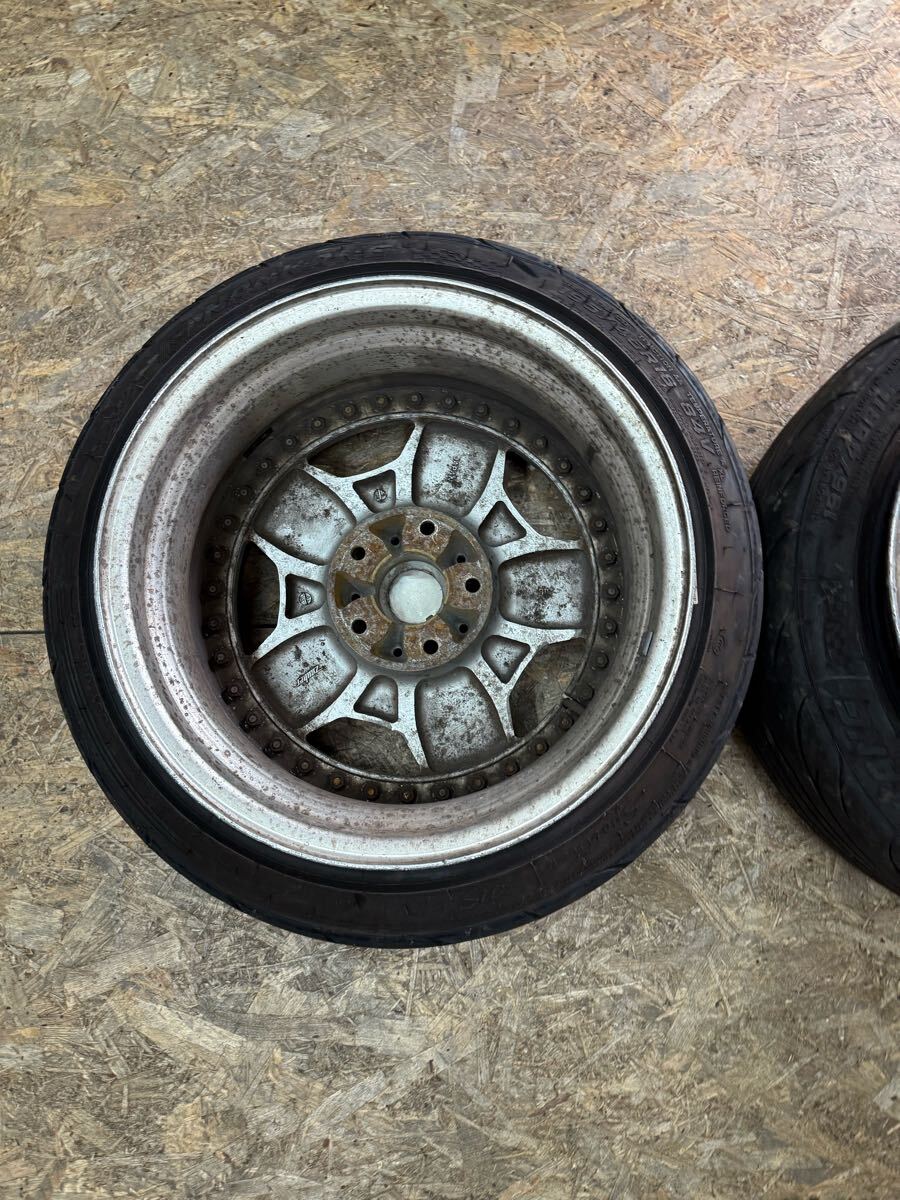 当時物　zauber ザウバー　16インチ　ホイールセット 希少！】ZAUBER ザウバー ディッシュ 16インチ 9J＋15 PCD 114.3 5穴