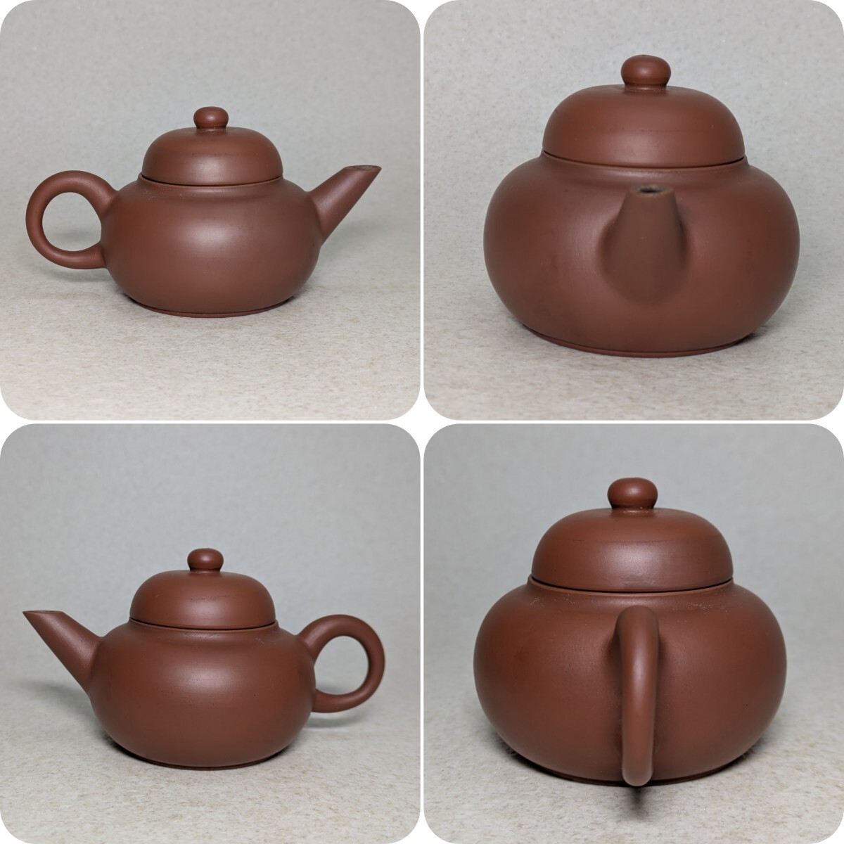 備前焼 後手急須 関山 煎茶道具 急須 茶器 煎茶器 朱泥 旧家整理品