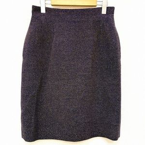 #wnc クリスチャンディオール ChristianDior スカート 13 茶 青 ラメ タイト 大きいサイ
