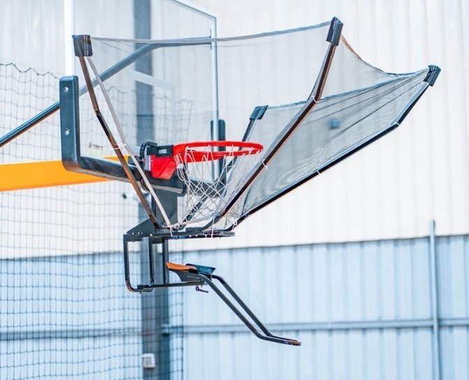 シュートリターン器移動リフトシュート訓練器サーブ機一人で3点シュートを練習する_1