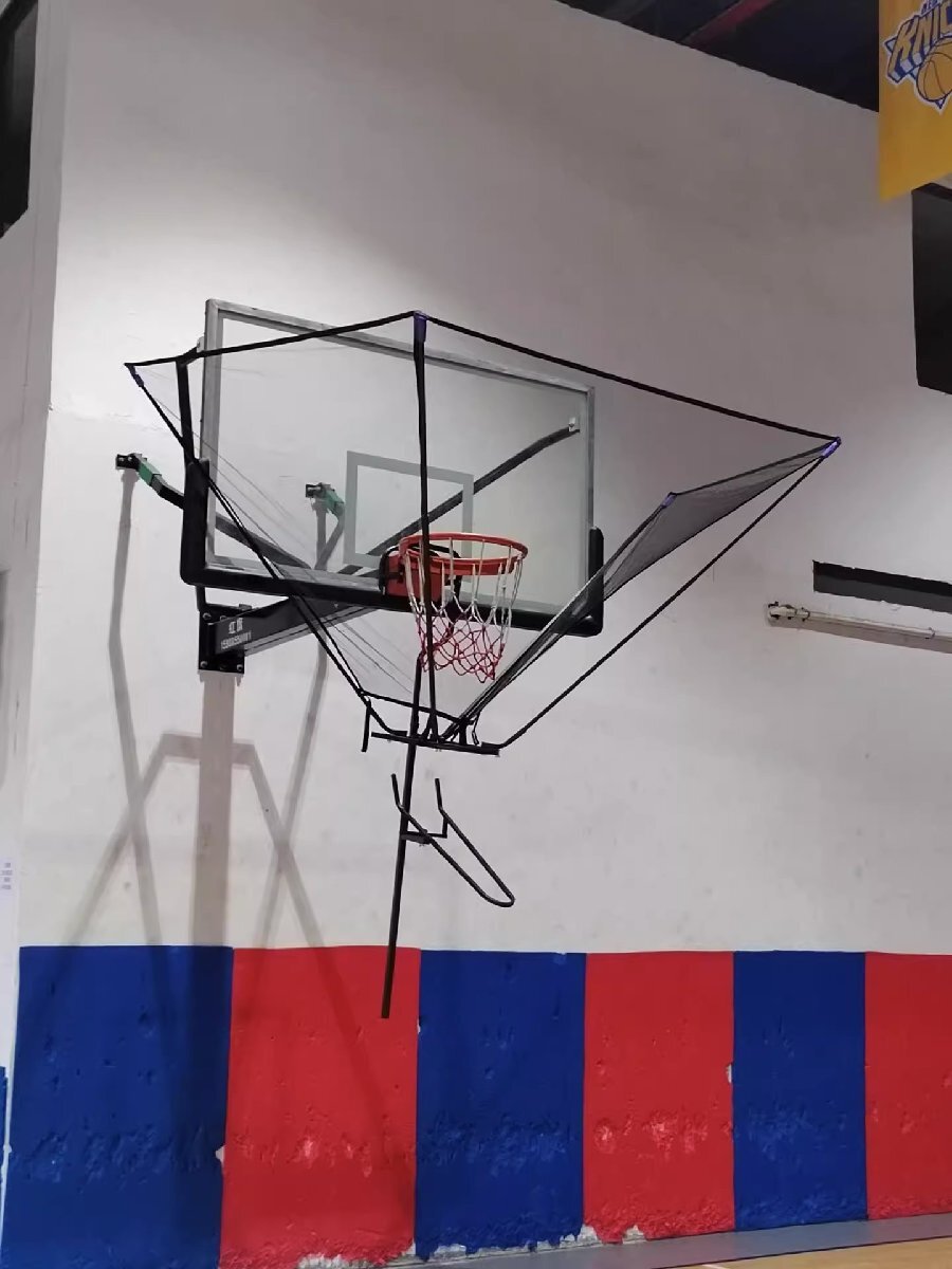 シュートリターン器移動リフトシュート訓練器サーブ機一人で3点シュートを練習する_3