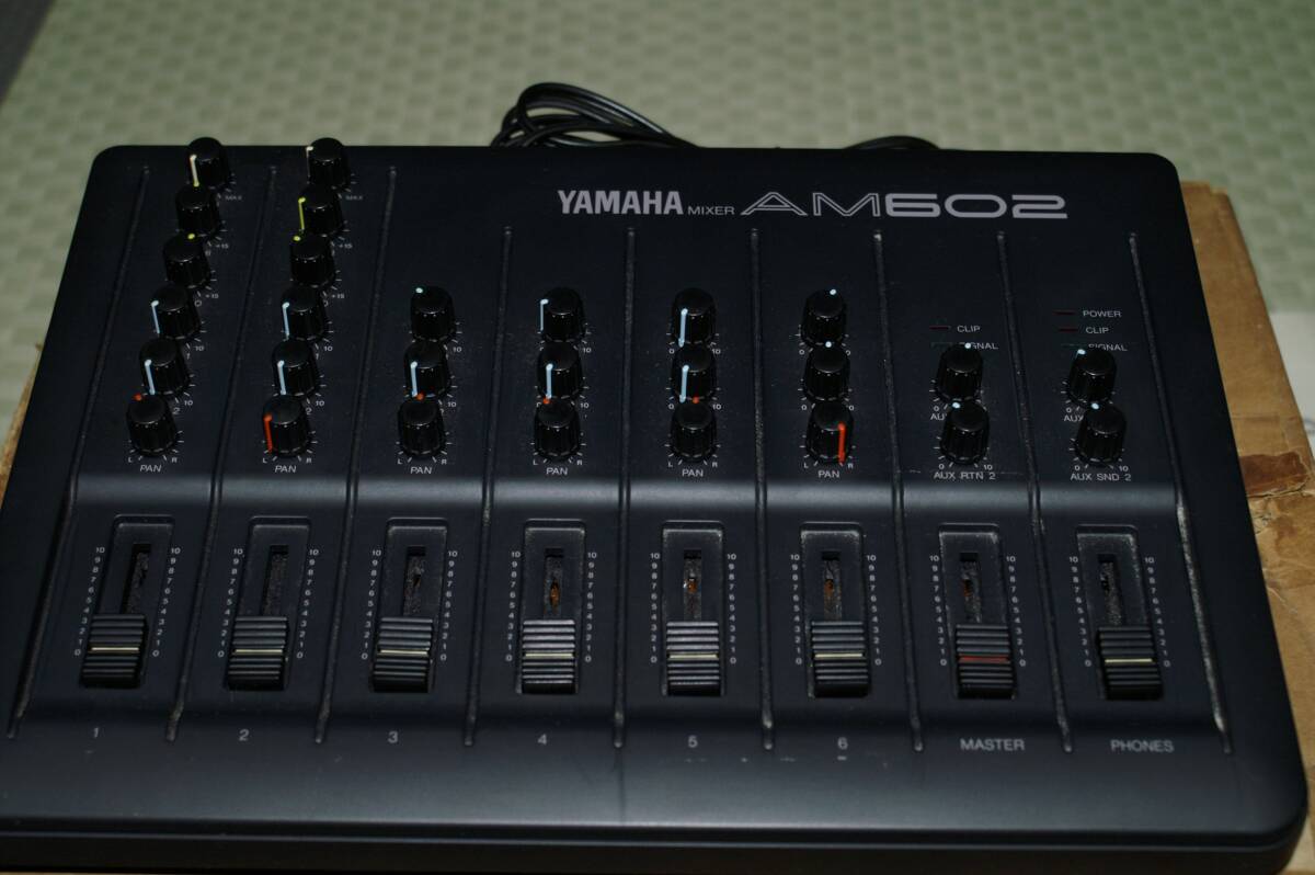 ♪♪YAMAHA MIXER AM602 ヤマハ 6チャンネル ポータブル ミキサー♪♪_2