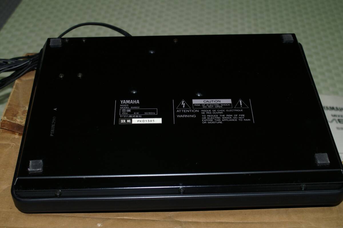♪♪YAMAHA MIXER AM602 ヤマハ 6チャンネル ポータブル ミキサー♪♪_4