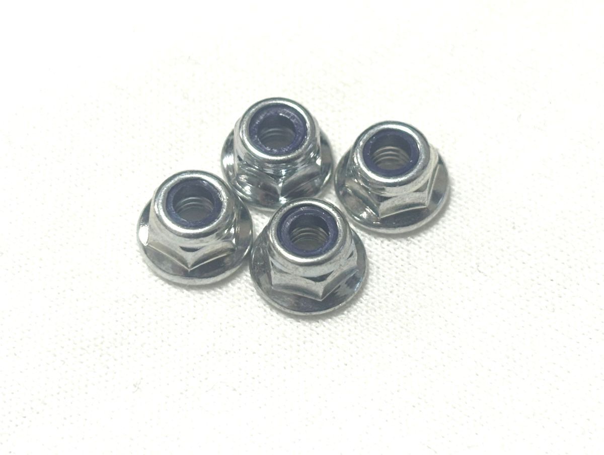 タミヤ RC 4mmフランジロックナット 4個 19805557 TA06 TB-03 DF-03 MS WR-02 ホットショット ホーネット バギーチャンプ 19401790_1