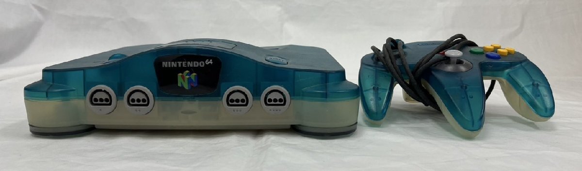 【13MS海■01047D】1円スタート★ニンテンドウ★任天堂★NINTENDO64★本体★NUS-001★クリアブルー★稼働品★箱無_2