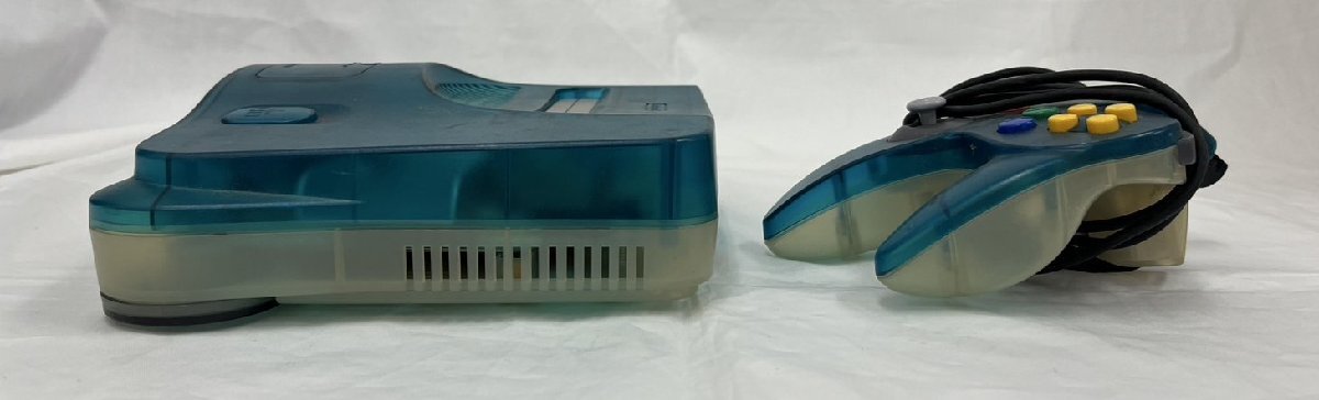 【13MS海■01047D】1円スタート★ニンテンドウ★任天堂★NINTENDO64★本体★NUS-001★クリアブルー★稼働品★箱無_3