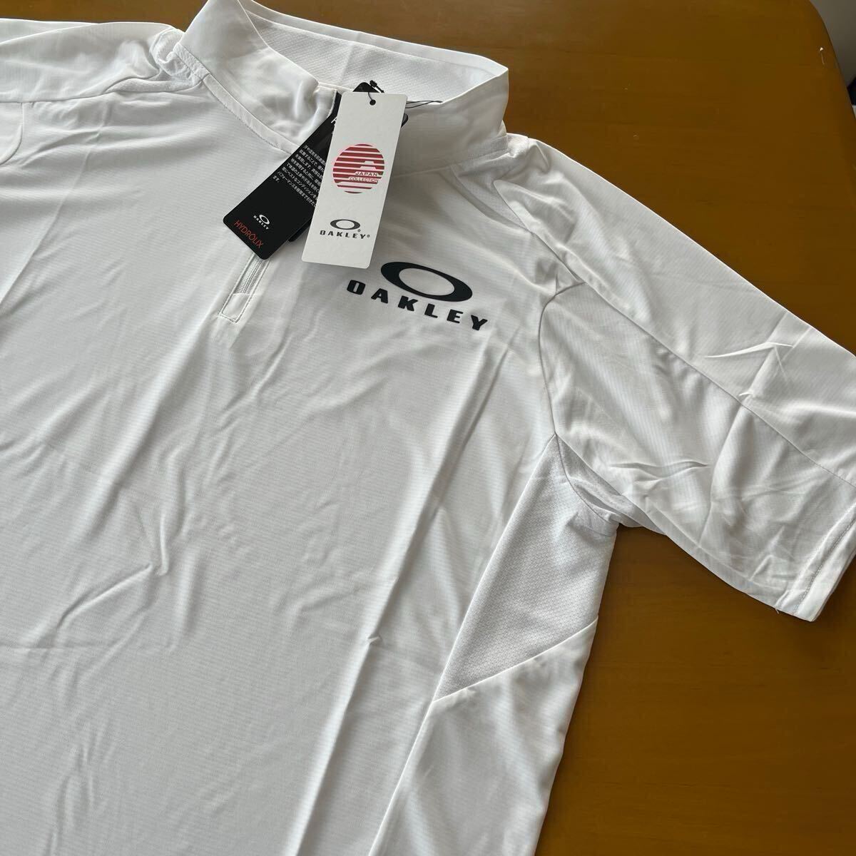 JP-Mサイズ 新品OAKLEYオークリー ハーフジップモックネック　HYDROLIX優れた吸汗速乾性能 ＵＶ　_1