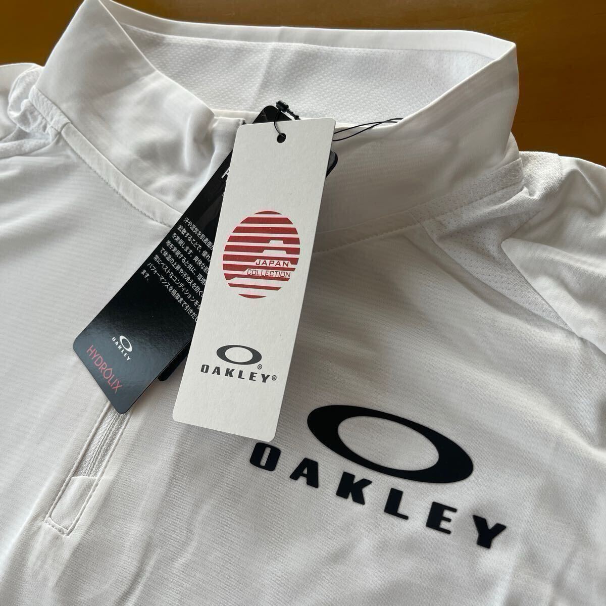 JP-Mサイズ 新品OAKLEYオークリー ハーフジップモックネック　HYDROLIX優れた吸汗速乾性能 ＵＶ　_2