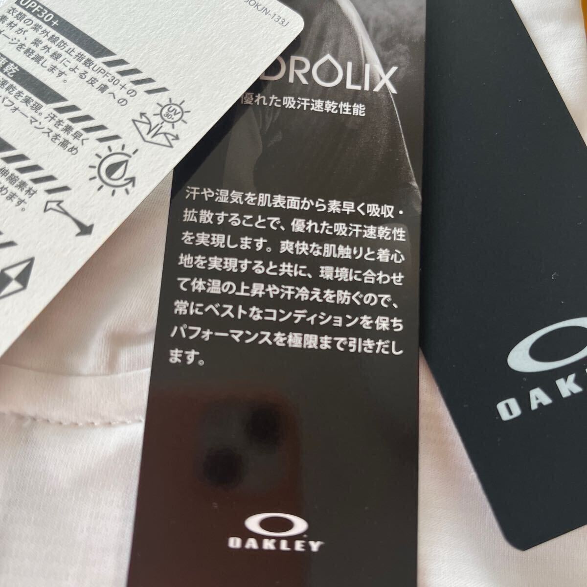JP-Mサイズ 新品OAKLEYオークリー ハーフジップモックネック　HYDROLIX優れた吸汗速乾性能 ＵＶ　_6
