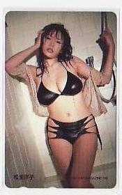 2-e118 松金洋子 テレカ_1