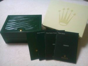 ★本物！ロレックス■時計のケース＆説明書　中古美品！_1