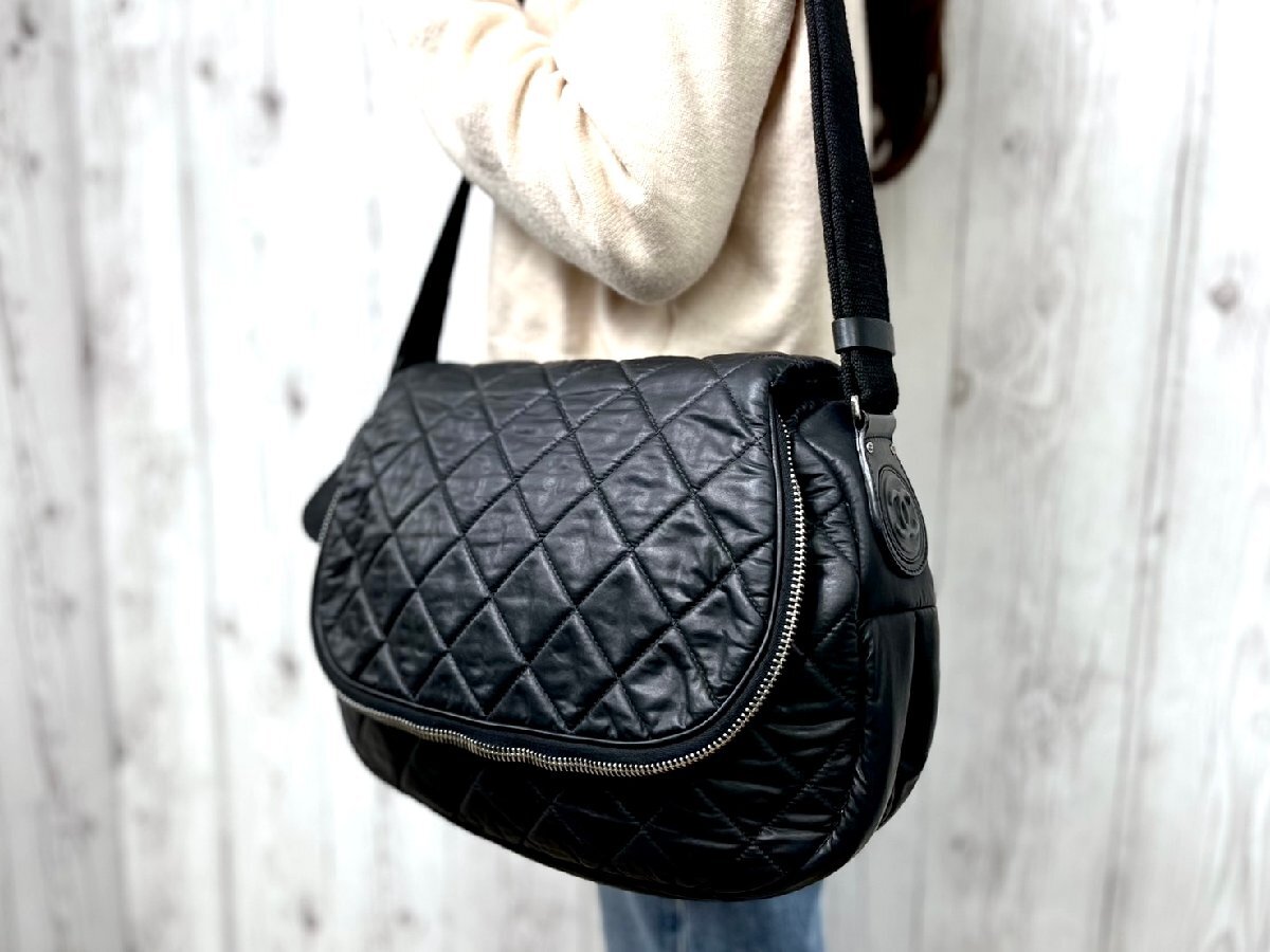 極美品 CHANEL シャネル コココクーン ココマーク ショルダーバッグ