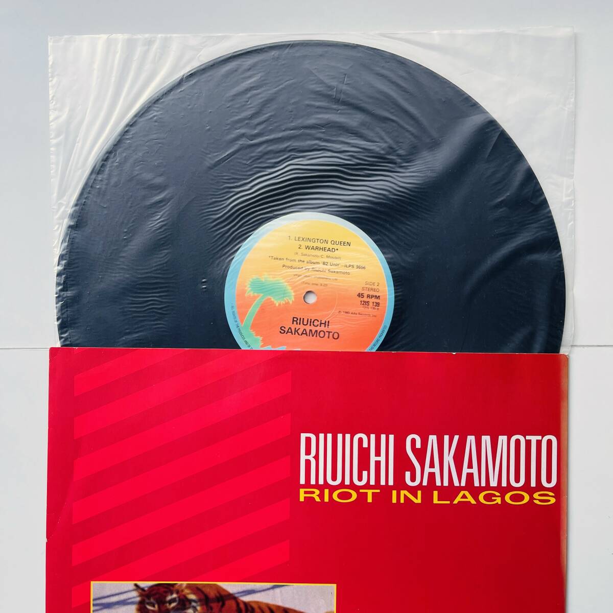 貴重 UK盤 12インチレコード〔 坂本龍一 Riot In Lagos 〕Lexington