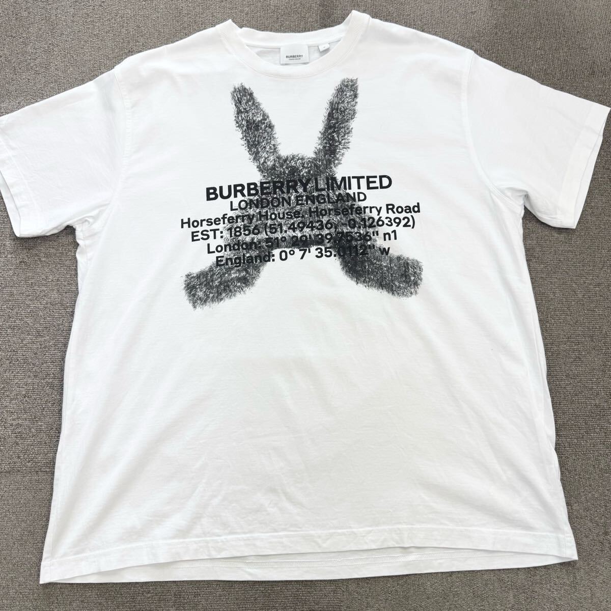 7『極美品・現行タグ』 BURBERRY バーバリー メンズ 半袖 Tシャツ