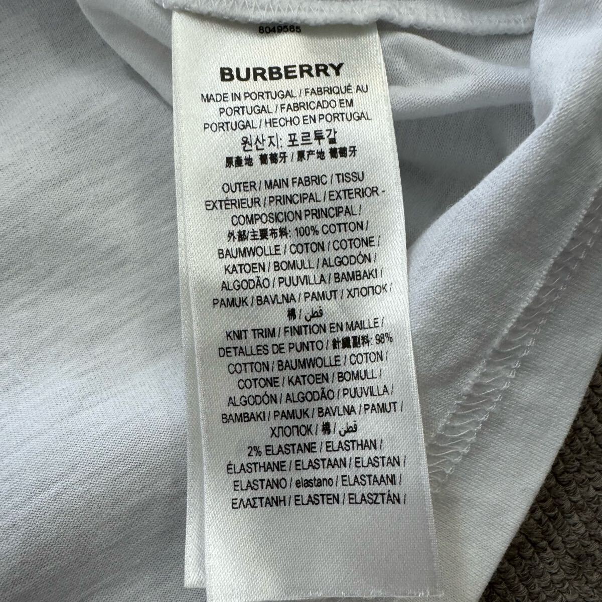7『極美品・現行タグ』 BURBERRY バーバリー メンズ 半袖 Tシャツ