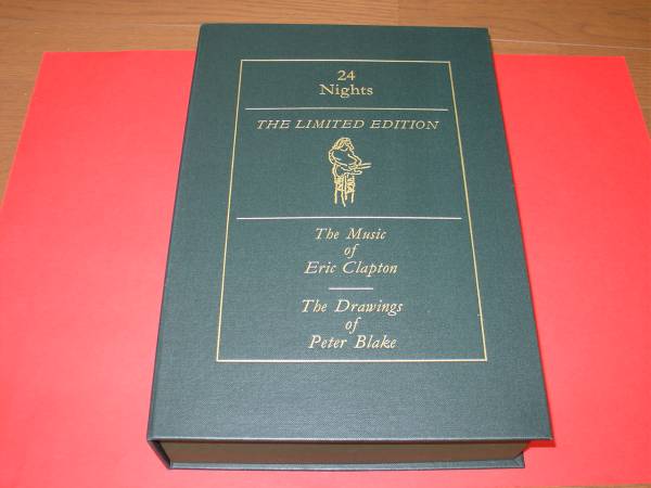 限定豪華本〝24Nights〟エリック・クラプトン直筆サイン入り(Eric