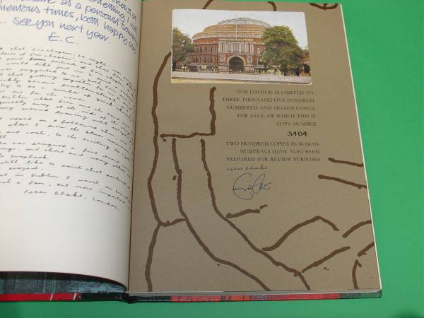 限定豪華本〝24Nights〟エリック・クラプトン直筆サイン入り(Eric