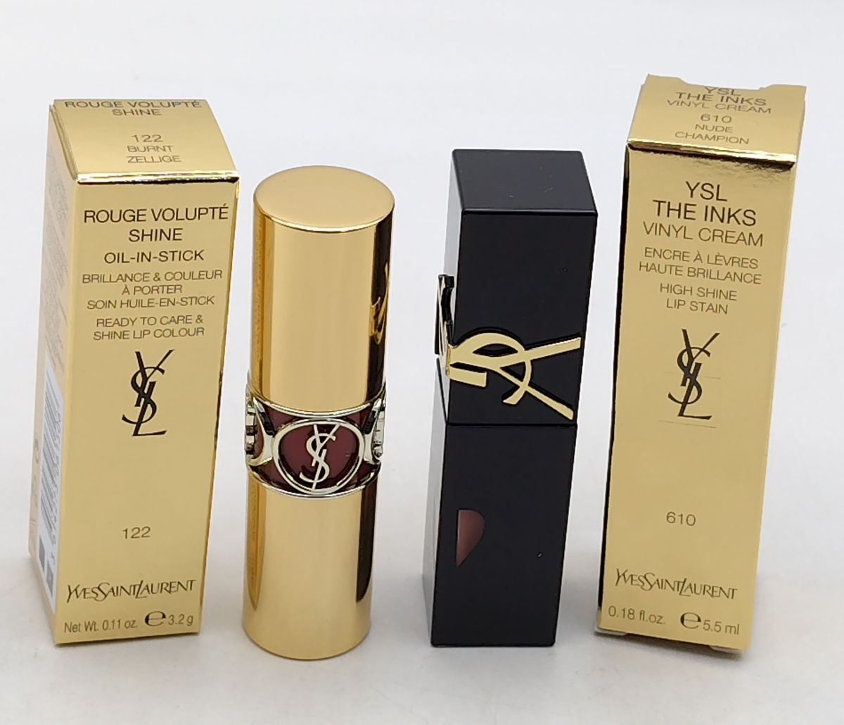 D①★新品 イヴサンローラン ルージュ2本セット ヴォリュプテ インクスヴェルニ★_1