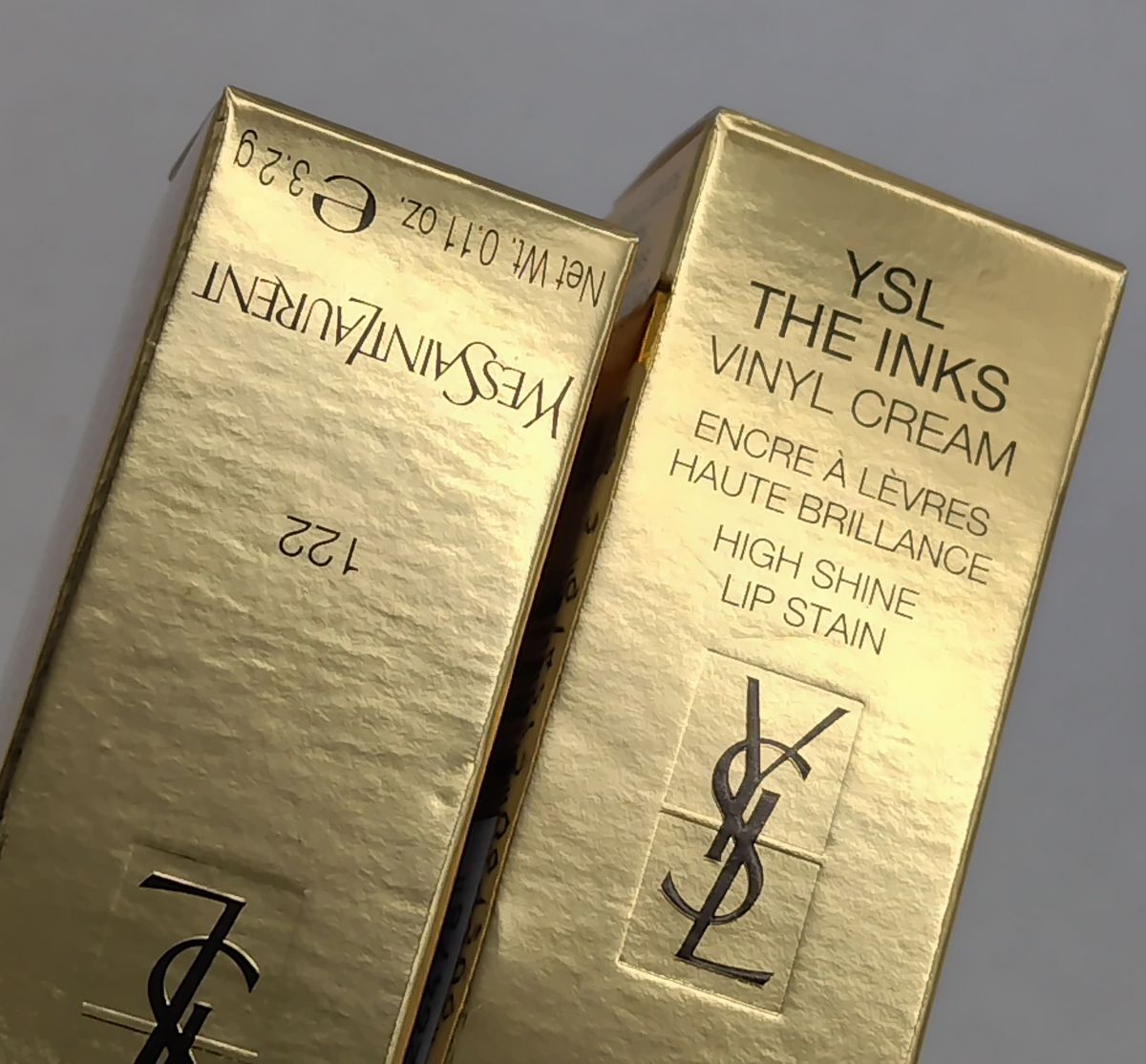 D①★新品 イヴサンローラン ルージュ2本セット ヴォリュプテ インクスヴェルニ★_8