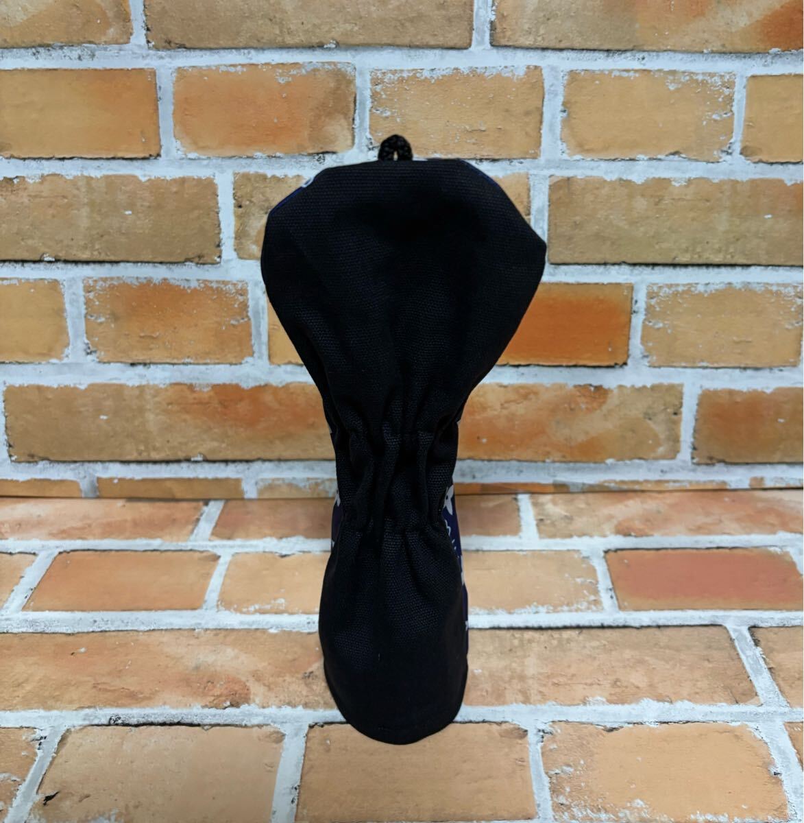 ゴルフ　ヘッドカバー　ハンドメイド　UT用　ユーティリティ　ブルー_2