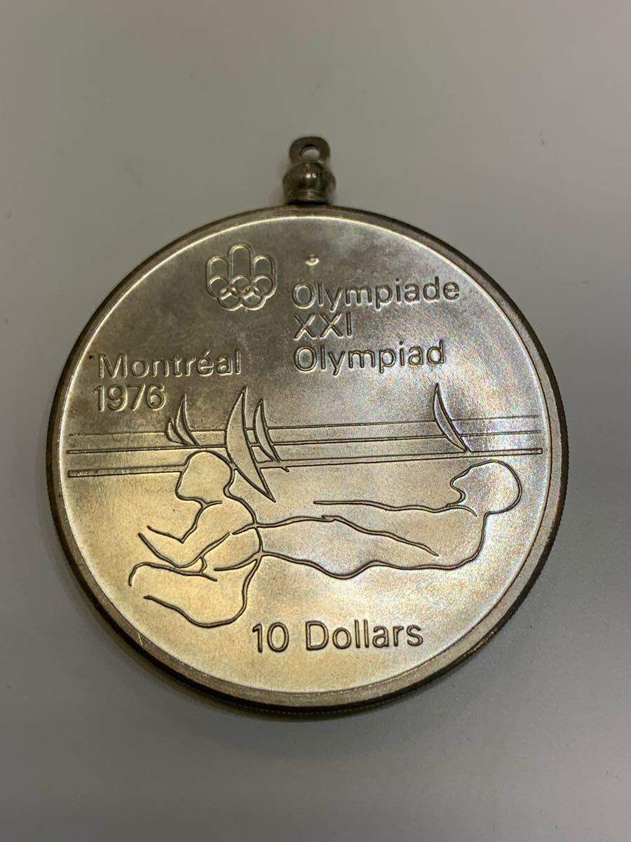 1976年 カナダ モントリオールオリンピック 10ドル銀貨 記念コイン コレクション_2