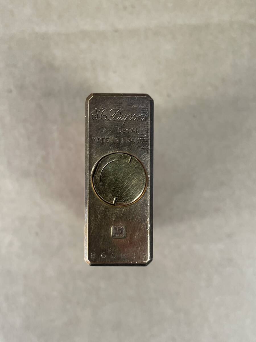 1円スタート S.T.Dupont デュポン r6cr37 ローラー ガス ライター 都彭 ゴールド×レッドラッカー 取説あり 箱あり_3