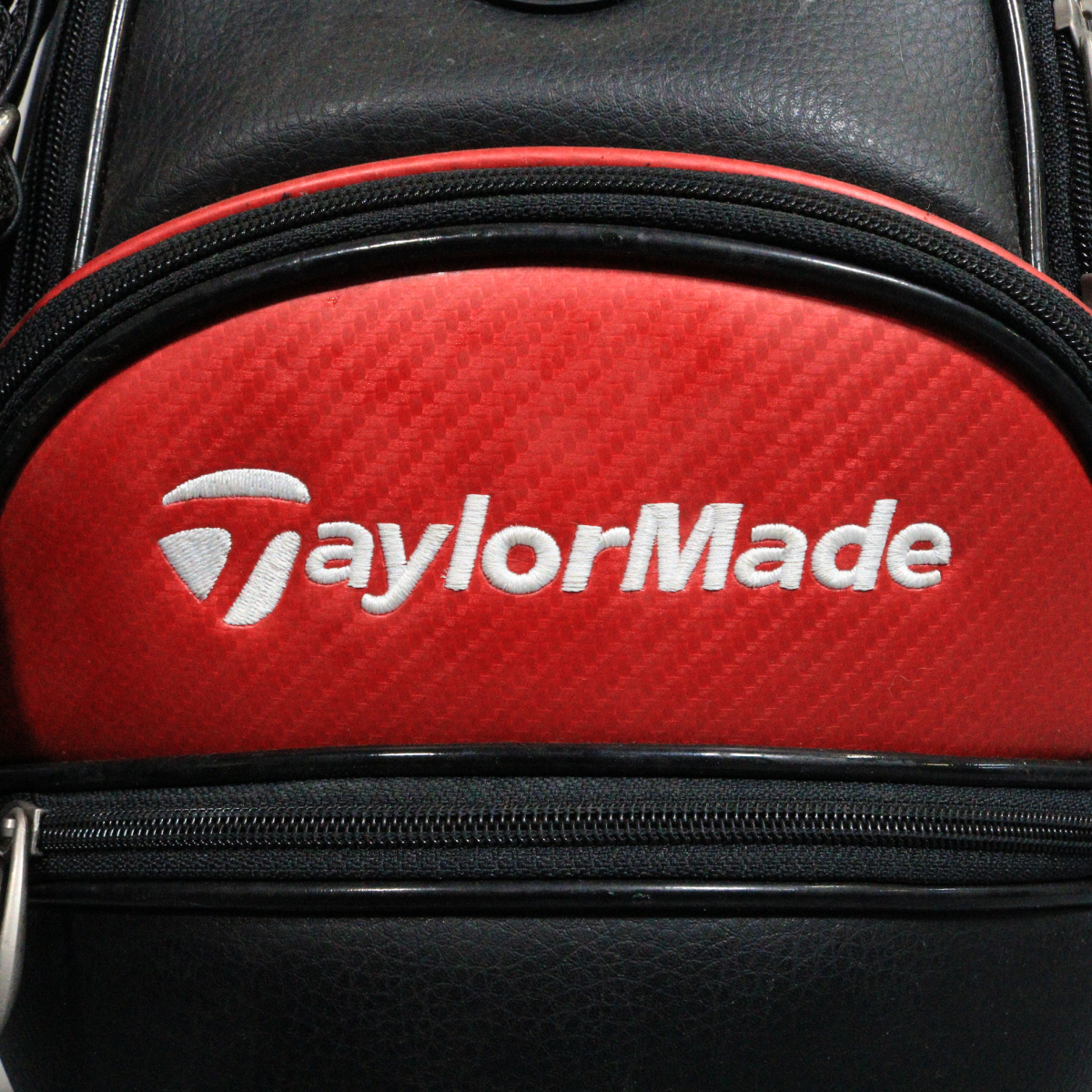 Taylor Made キャディーバッグ ゴルフバック 赤×黒 TAYLORMADEGOLF.COM 四個穴 大容量 収納　_AFJ_C0508-F020_2