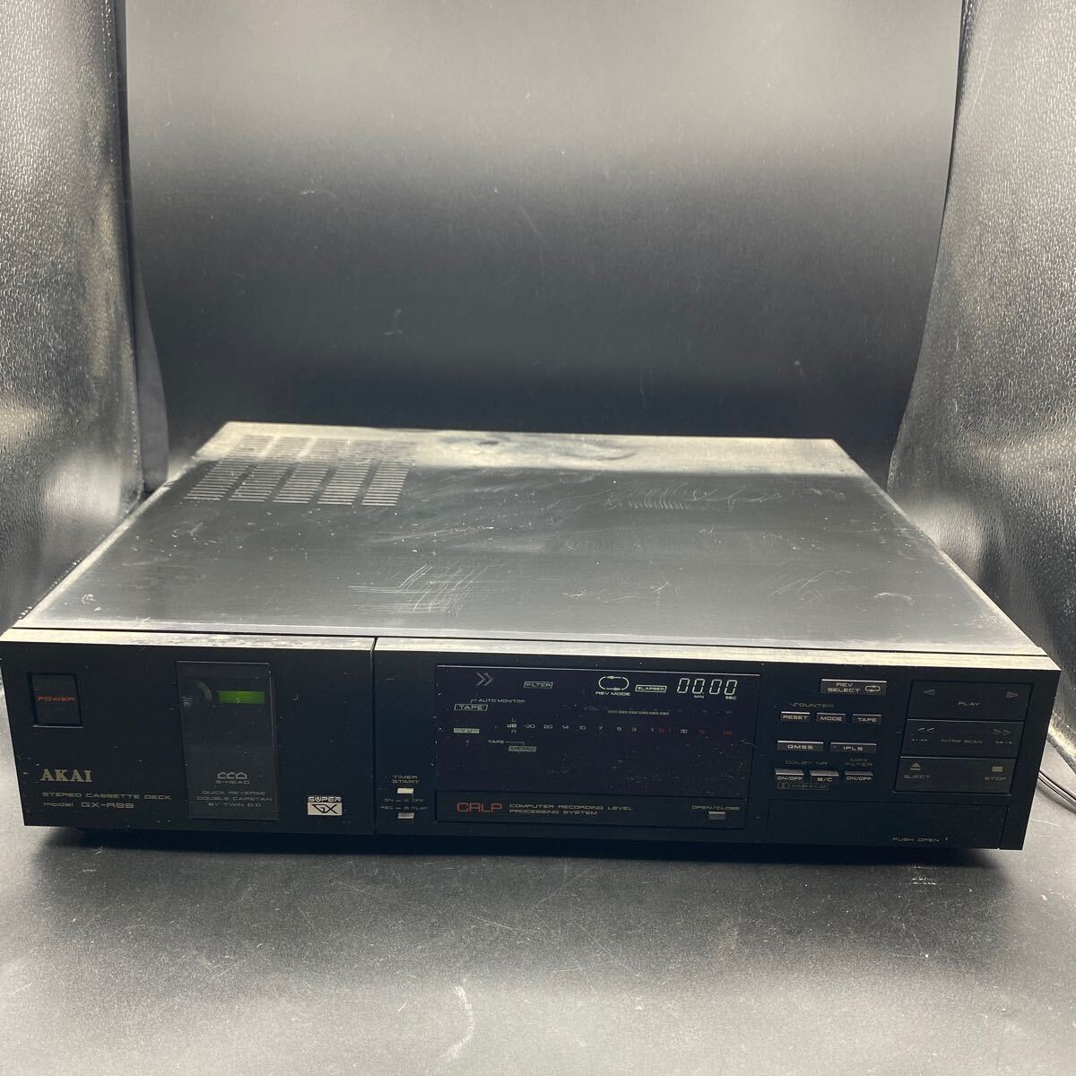 名機】AKAI GX-R99 カセットデッキ アカイ 赤井　￥168,000 日本製　オーディオ機器　音響機器　ヴィンテージ_1