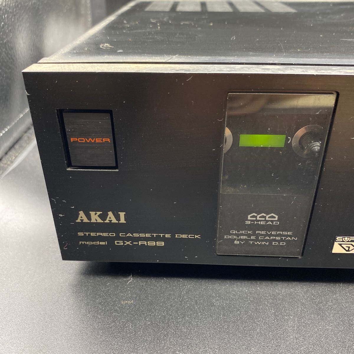 名機】AKAI GX-R99 カセットデッキ アカイ 赤井　￥168,000 日本製　オーディオ機器　音響機器　ヴィンテージ_3